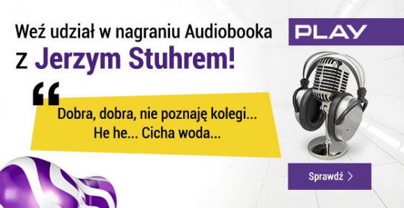 Nagraj „Seksmisję” z Jerzym Stuhrem! LIFESTYLE, Książka - Teraz możesz stać się częścią tego kultowego dzieła! Aktywuj usługę Audiobooki w Play, nagraj fragment tekstu i wyślij za pomocą specjalnej platformy. Play daje Ci szansę, aby Twój głos pojawił się w kultowej polskiej superprodukcji!