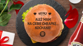 NAJBARDZIEJ ROMANTYCZNY BURGER CZYLI HEINZ X BOBBY BURGER = ♥
